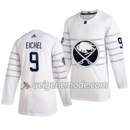 Herren Buffalo Sabres Trikot Jack Eichel 9 Weiß Adidas 2020 NHL All-Star Authentic